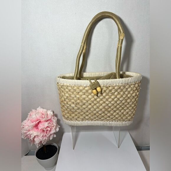 NWOT The SAK Cinched Straw Tote - Picture 1 of 6